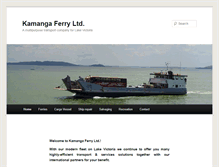 Tablet Screenshot of kamangaferry.com